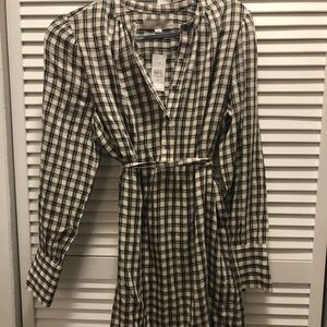Loft plaid dress